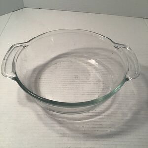Anchor Ovenware 9" 2 Qt‎ Clear Glass Casserole Bowl with Handles